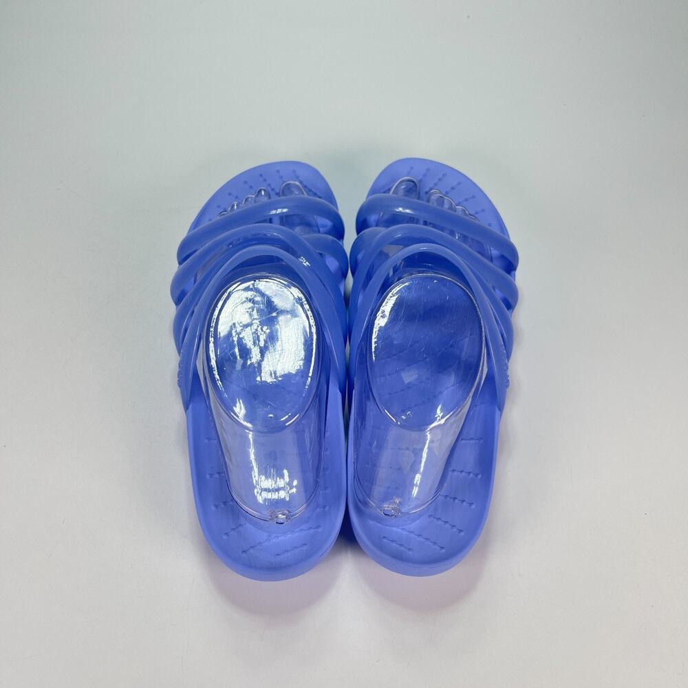 Crocs Splash Glossy Moon Jelly Lightweight Slip On Strappy Sandals Womens Size 8 - Picture 6 of 9